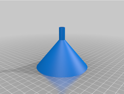little funnel - piccolo imbuto pupomaker 3d print model - Mito3D