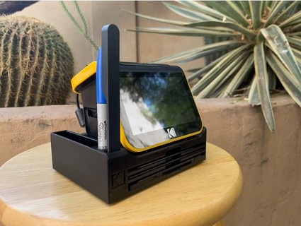 Kodak diapositiva escanear almacenamiento estante borde 3d print model - Mito3D