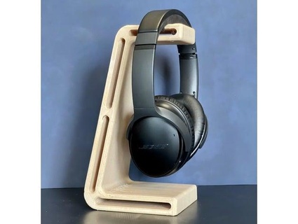 modern headphone stand - support superjuicymango123 3d print model - Mito3D
