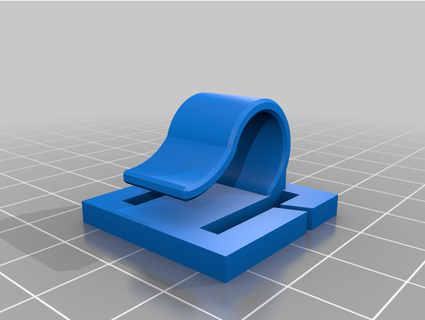 camelback tube clip snow55210 3d print model - Mito3D