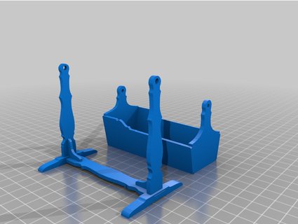 swinging cradle 1 12 scale ukesman 3d print model - Mito3D