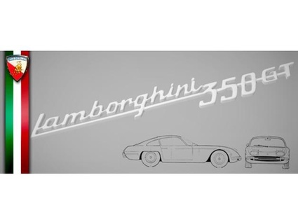 Lamborghini 350gt emblema garoto cara suja 3d print model - Mito3D