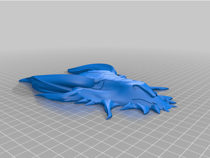 dragon face littlepupp3r 3d print model - Mito3D