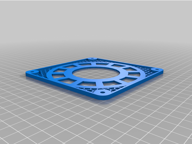 iron man arc reactor fan grill 120mm humbertol 3D print model - Mito3D