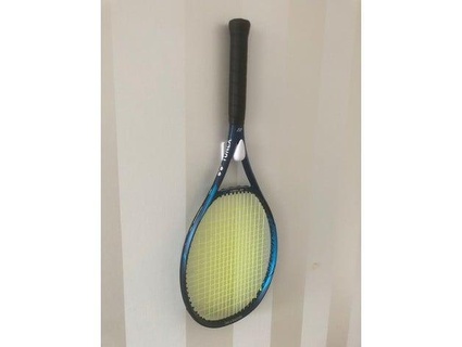 single wall mounted tennis racket holder nlh004 3d print model - Mito3D