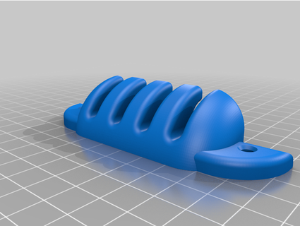 cable claw - drop holder screwable shwyne 3d print model - Mito3D
