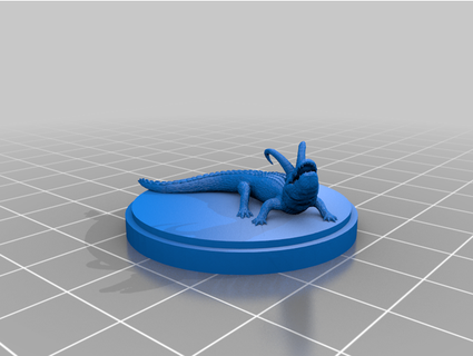 loki alligatore variante dalledc 3d print model - Mito3D