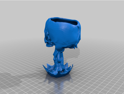 cranio calice pasticcio tiratore 3d print model - Mito3D
