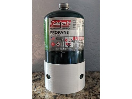 1 pound propane tank wall mount mslake760 3d print model - Mito3D