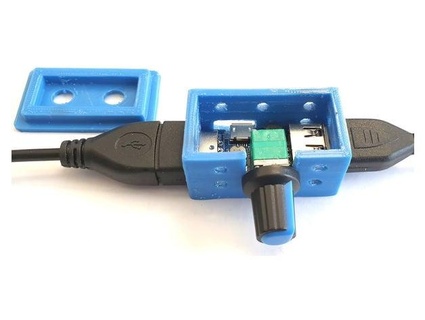 USB Potentiometer Gehäuse geh verwenden cobalt99 3d print model - Mito3D