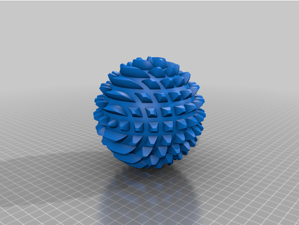 spherical gear sdahern 3d print model - Mito3D