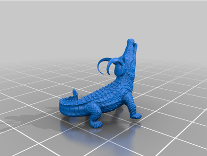 alligator Loki variante mcp échelle boddien03 3d print model - Mito3D