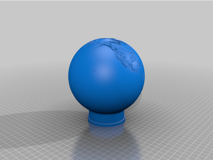Lampara Tierra lait 3d print model - Mito3D