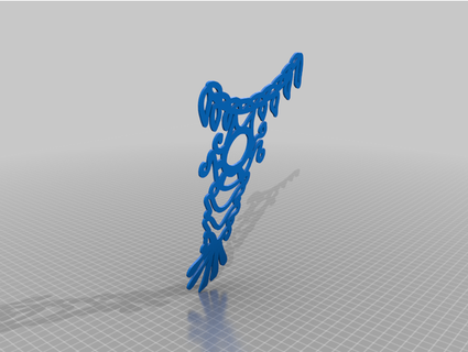 Boho Stammes Aussage Halskette thejewelryjoint 3d print model - Mito3D