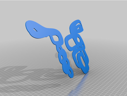 pezzo geometrico dichiarazione collana thejewelryjoint 3d print model - Mito3D