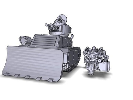 luz tanque Nibelungo Siegfried karskin 3d print model - Mito3D