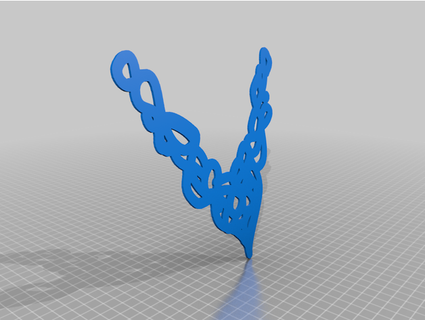 loop weave necklace thejewelleryjoint 3d print model - Mito3D