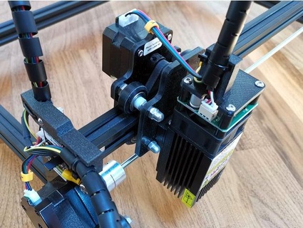Ortur laser mestre 2 cabo suporte Thomson 3d print model - Mito3D