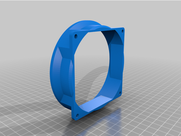 92 mm fan 100 tubo adattatore Paolo signor 3D print model - Mito3D