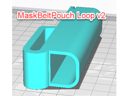 medical mask belt pouch callidus2000 3d print model - Mito3D