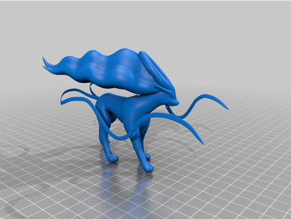 suicune kringfish 3d print model - Mito3D