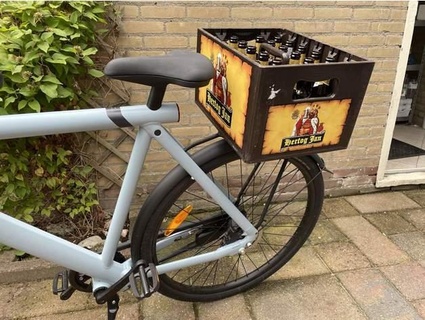 Bier Kiste Halter Unterstützung vanmooof s3 Fahrrad Gestell pjotrke 3d print model - Mito3D