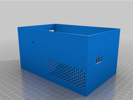 controle caixa 2 relés psu sonda buracos pi 4 need2tinker 3d print model - Mito3D