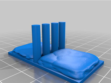 lost mine phandelver - redbrand hideout 2x1 jail bars cakesmasher 3d print model - Mito3D