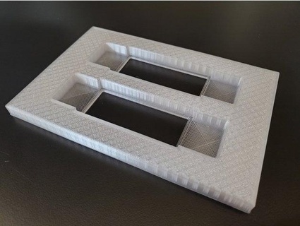 chambre faire glisser lab tek ii microplaque adaptateur Ouest laboratoire 3d print model - Mito3D