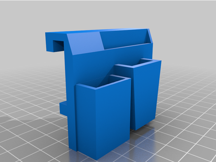 ender 3 v2 mínimo herramienta soporte azul alto 3d print model - Mito3D