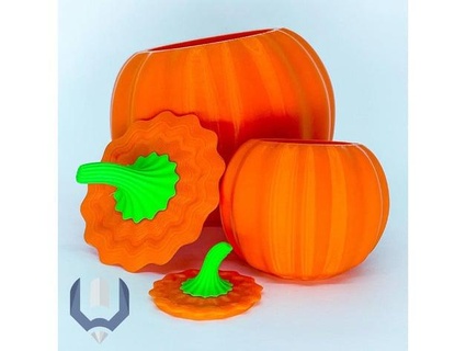 pumpkin box b3dmaker 3d print model - Mito3D
