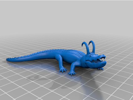 alligator Loki krlozwaffles666 3d print model - Mito3D