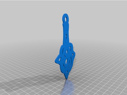 drop pendant thejewelleryjoint 3d print model - Mito3D