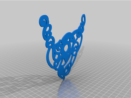tangled heart necklace thejewelleryjoint 3d print model - Mito3D