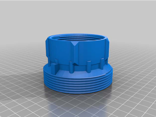 intex pool adapter 3D print model - Mito3D