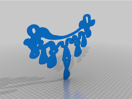 dangle necklace thejewelleryjoint 3d print model - Mito3D