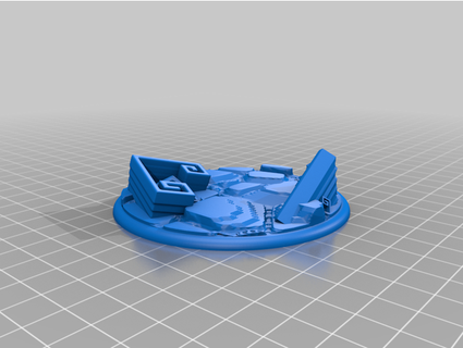 bismuto base paquete tejón arte 3d print model - Mito3D