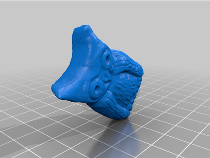 pedra coruja enfeite Glasratz 3d print model - Mito3D