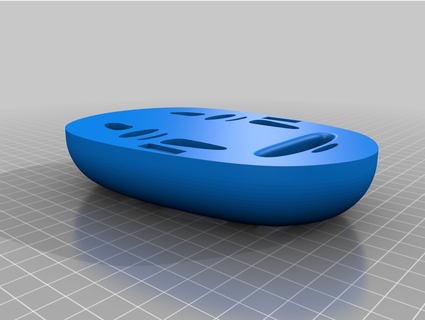 kaonashi oblong magnets graza 3d print model - Mito3D