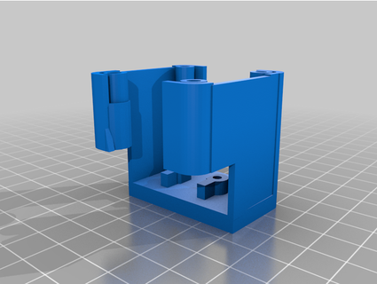 x axis bl touch cover coolguycorey 3d print model - Mito3D