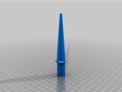solar light stake farticle 3d print model - Mito3D