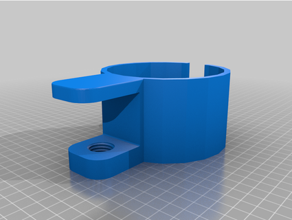 clamp cup holder gyg designs 3d print model - Mito3D