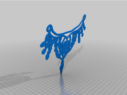 fringe necklace thejewelleryjoint 3d print model - Mito3D