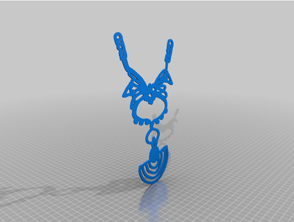boho declaração colar joalheria 3d print model - Mito3D