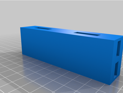 contact impression Cadre modulaire épinglé 3d print model - Mito3D
