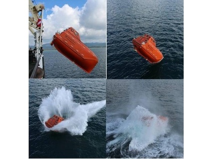 juguetes boys buques gratis otoño bote salvavidas + orientado davit openscad CSV robado 3d print model - Mito3D
