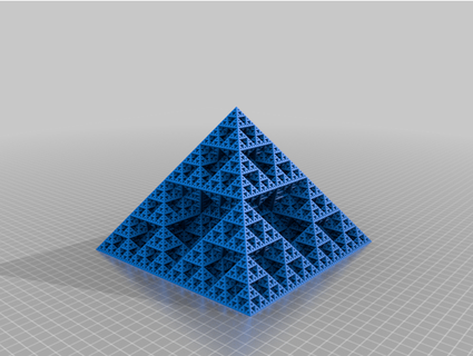 sierpinski pyramid lamp thatspiderbyte 3d print model - Mito3D