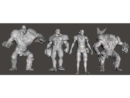 blood bowl giants pixies giant team unclekam 3d print model - Mito3D