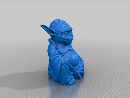 yoda buddha piggy bank m0nksofa 3d print model - Mito3D