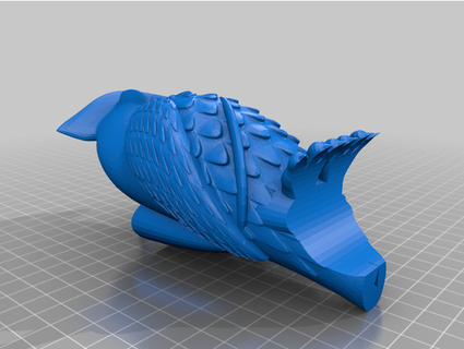 mail owl space letter without log deshi2904 3d print model - Mito3D